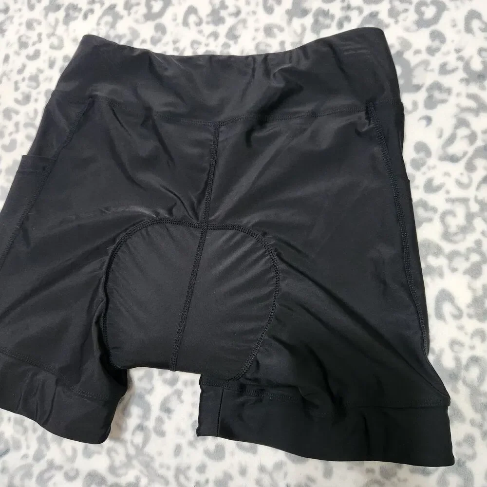 Bikewa Boke Shorts For Women Size Large With Pockets Black Padded